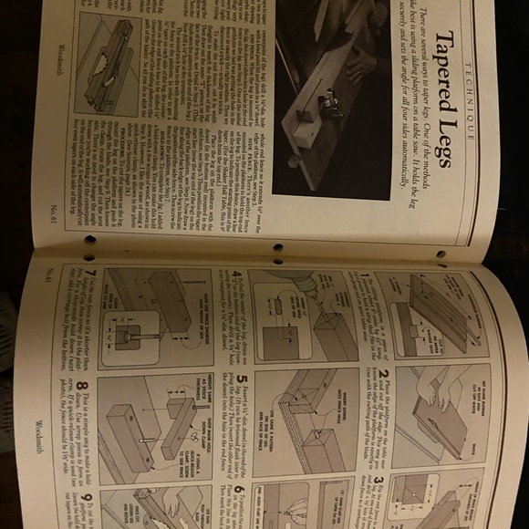 🎉5/$10🎉 Woodsmith magazine number 61 February 1989 country pine corner cabinet - Picture 7 of 9